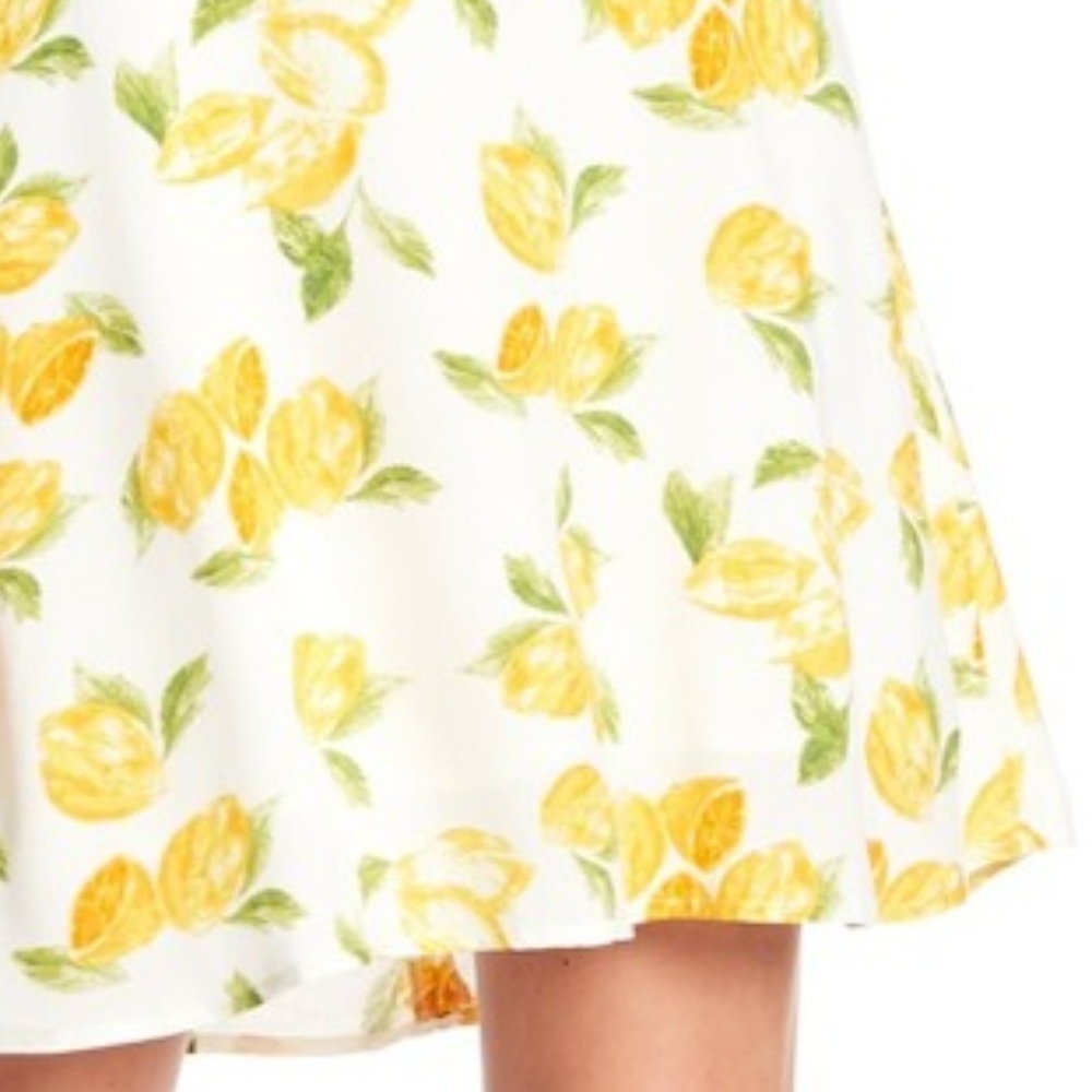 ⚡NWT Socialite Knot Front Lemon Dress - Picture 3 of 6